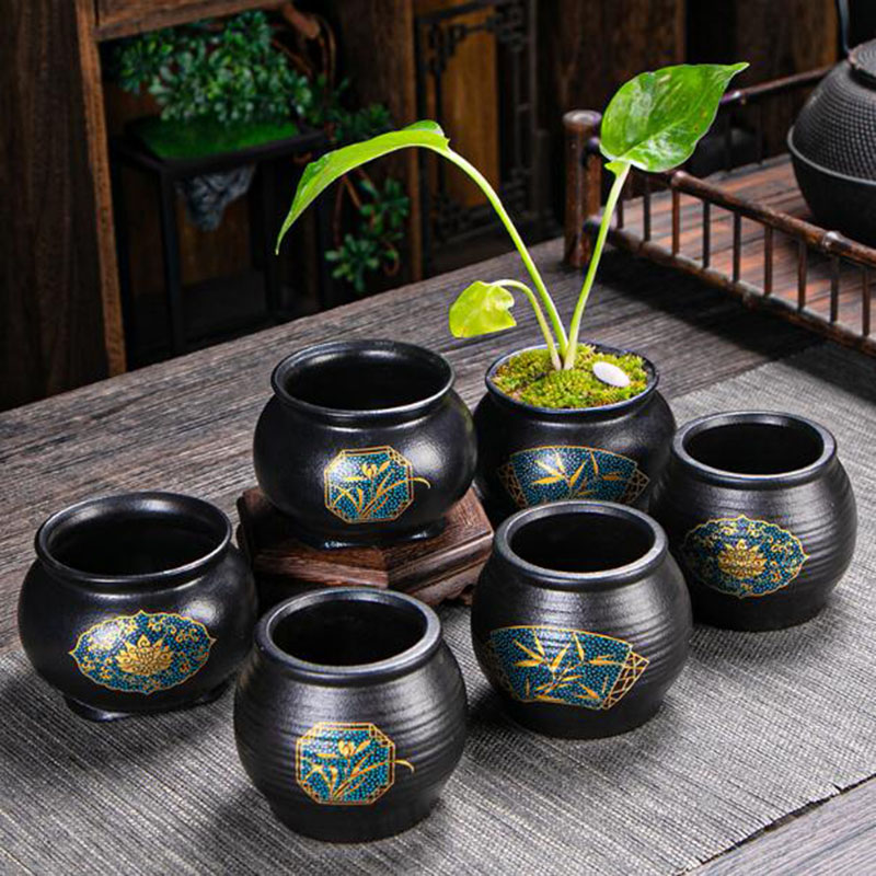 Bonsai Garden Art - Chinese Style Ceramic Flower Pot Bonsai