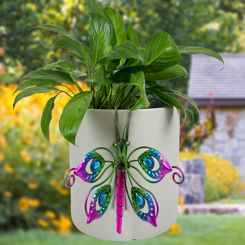 Landscape Bonsai Garden - 2Pcs Cute Butterfly Iron Plant Pot