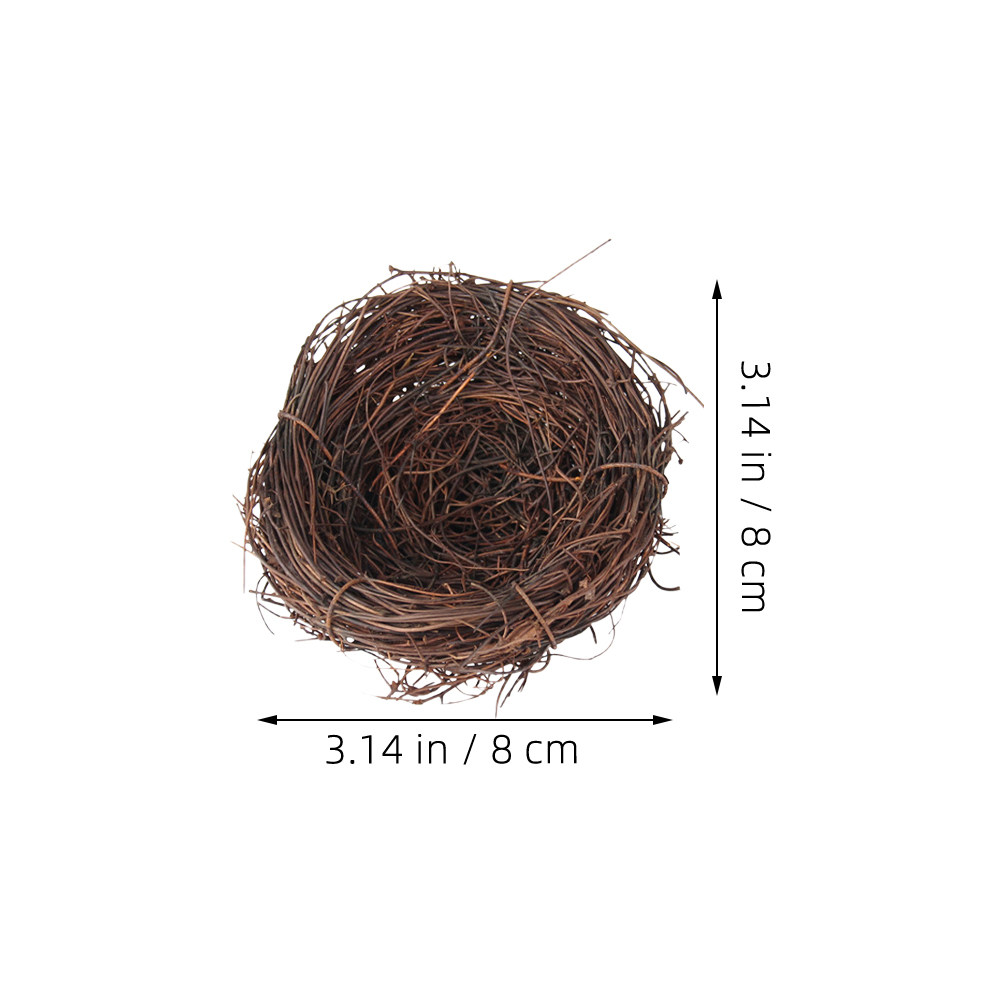 2Pcs Faux Woven Rattan Bird Ne - đánh giá và giá Bonsai Garden Photos