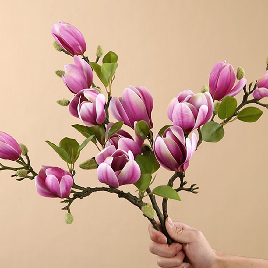 Artificial Flowers Silk Magnol - đánh giá và giá Bonsai Garden Photos