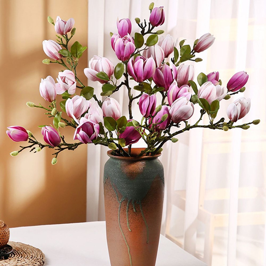 Artificial Flowers Silk Magnol - đánh giá và giá Bonsai Garden Photos