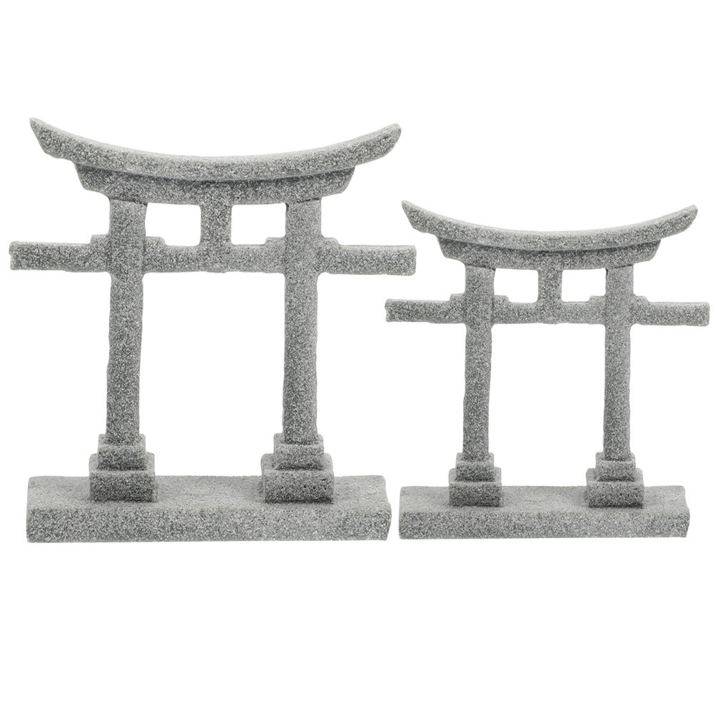 2Pcs Torii Gate Fish Tank Deco - đánh giá và giá Landscape Bonsai Garden