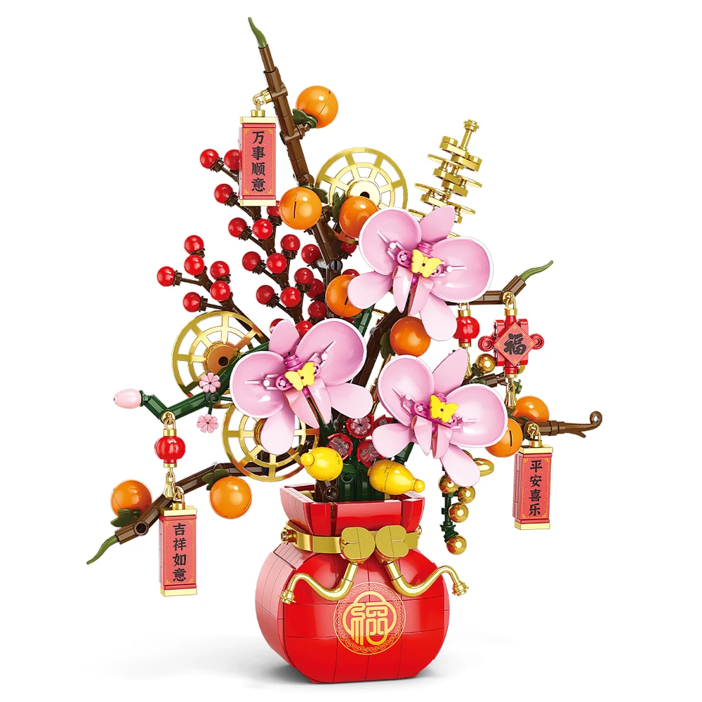 City Creativity Flower Bouquet - đánh giá và giá Bonsai Garden Lego
