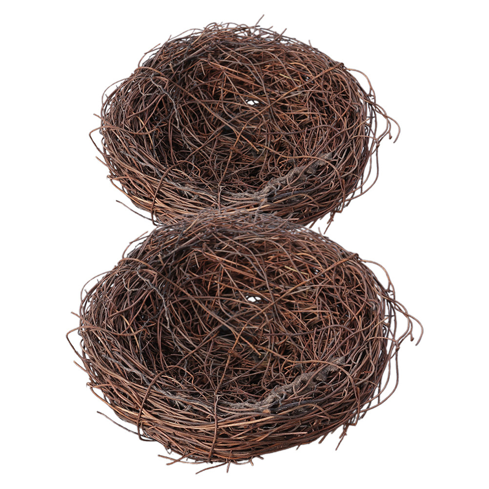 2Pcs Handmade Woven Rattan Bir - đánh giá và giá Bonsai Garden Photos