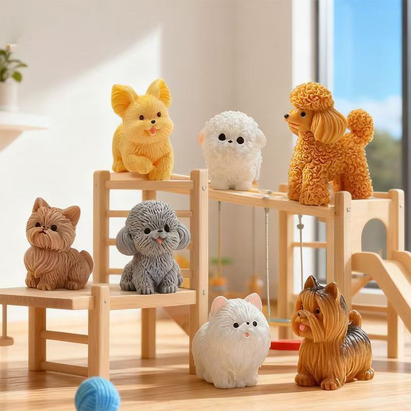 Cute Teddy Poodle Puppy Small  - đánh giá và giá Bonsai Garden Art