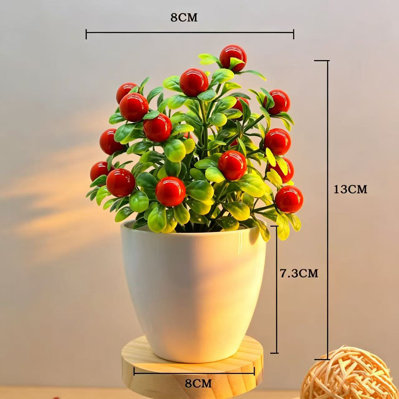 Artificial Fruits Tree Bonsai  - đánh giá và giá Bonsai Garden Home