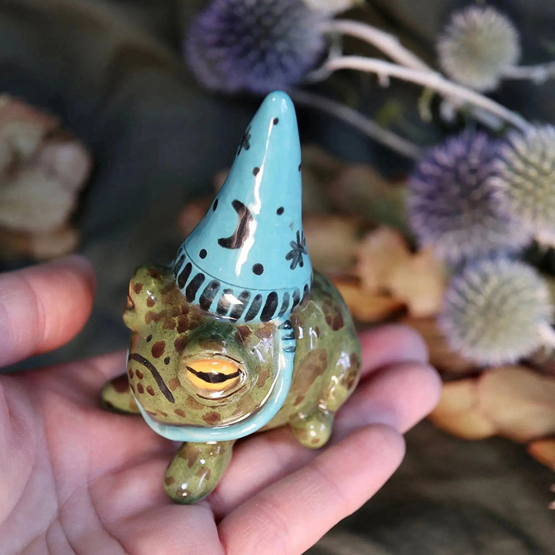 Cute Frog Statues for Garden W - đánh giá và giá Bonsai Garden Art