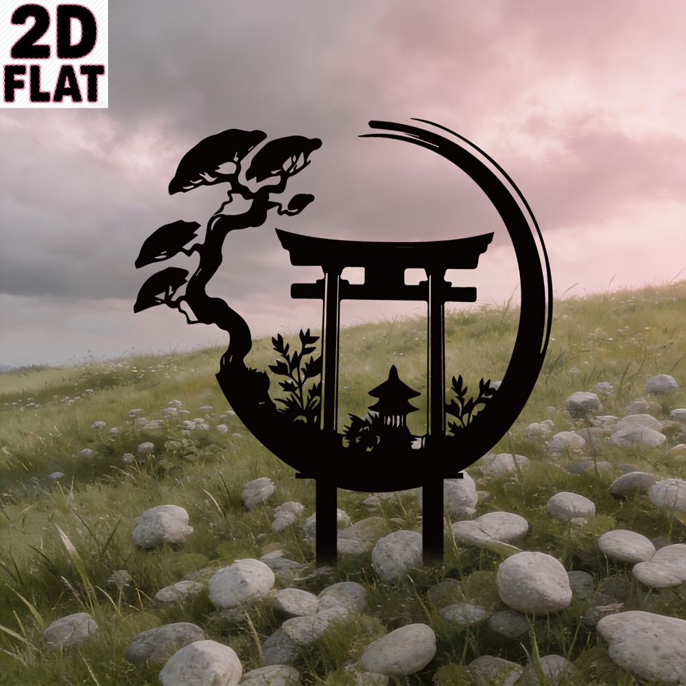 CIFBUY Metal Wall Art Torii Ga - đánh giá và giá Bonsai Garden Art