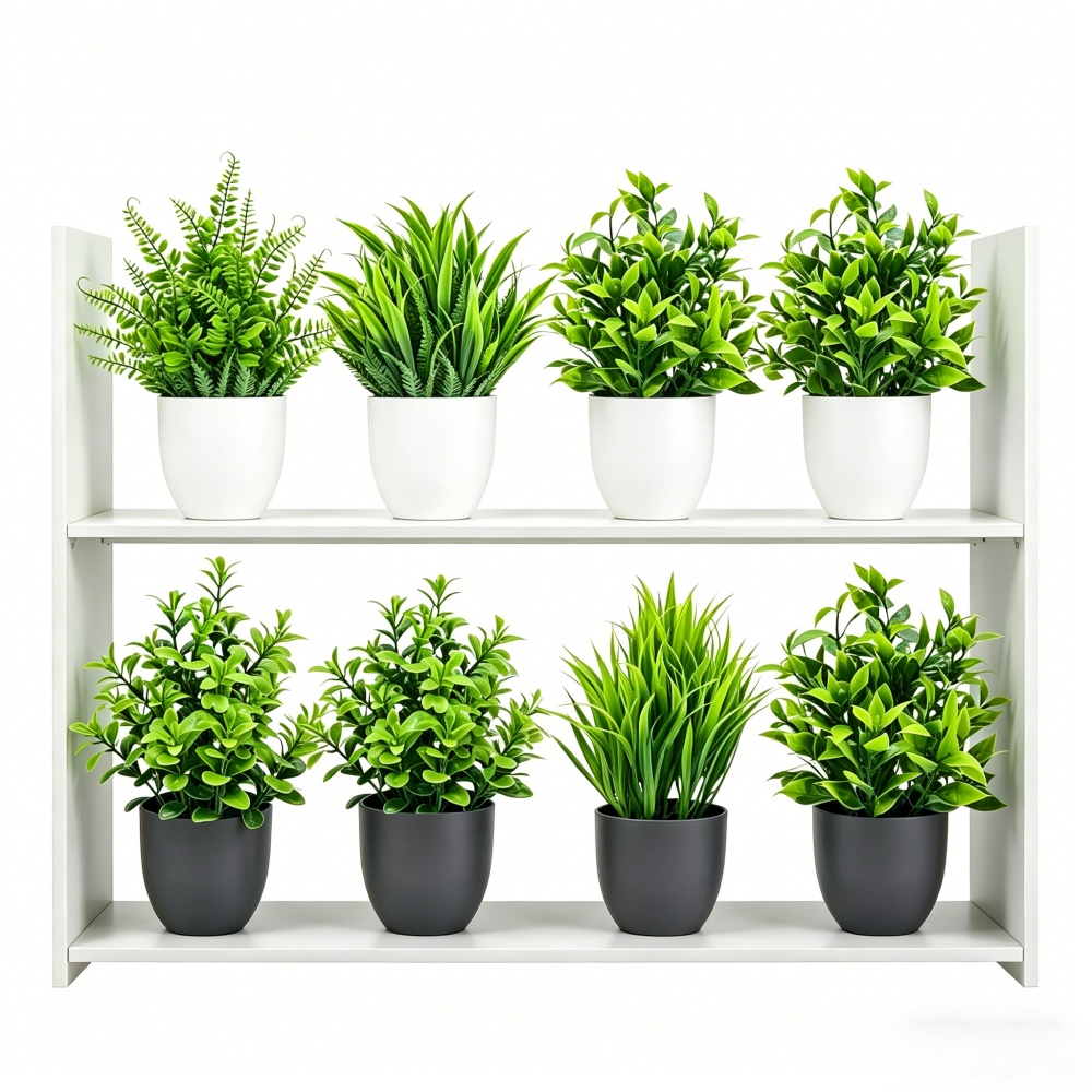 4pcs/set Mini Artificial Plant - đánh giá và giá Bonsai Garden Home