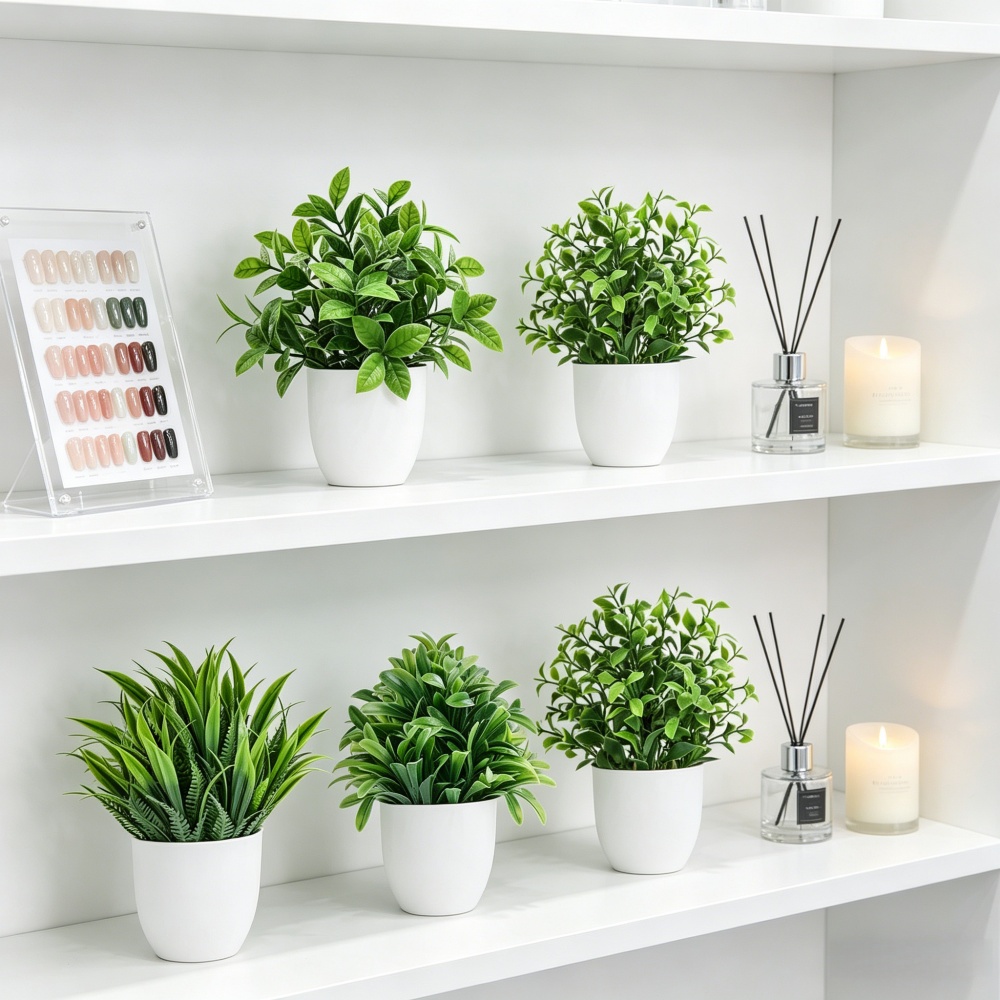 4pcs/set Mini Artificial Plant - đánh giá và giá Bonsai Garden Home