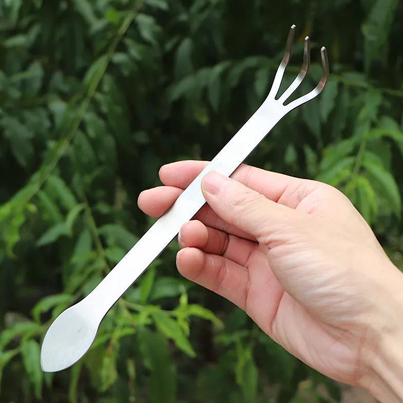 1Pc 3-Prong Loosen Soil Tool H - đánh giá và giá Bonsai Garden Rake