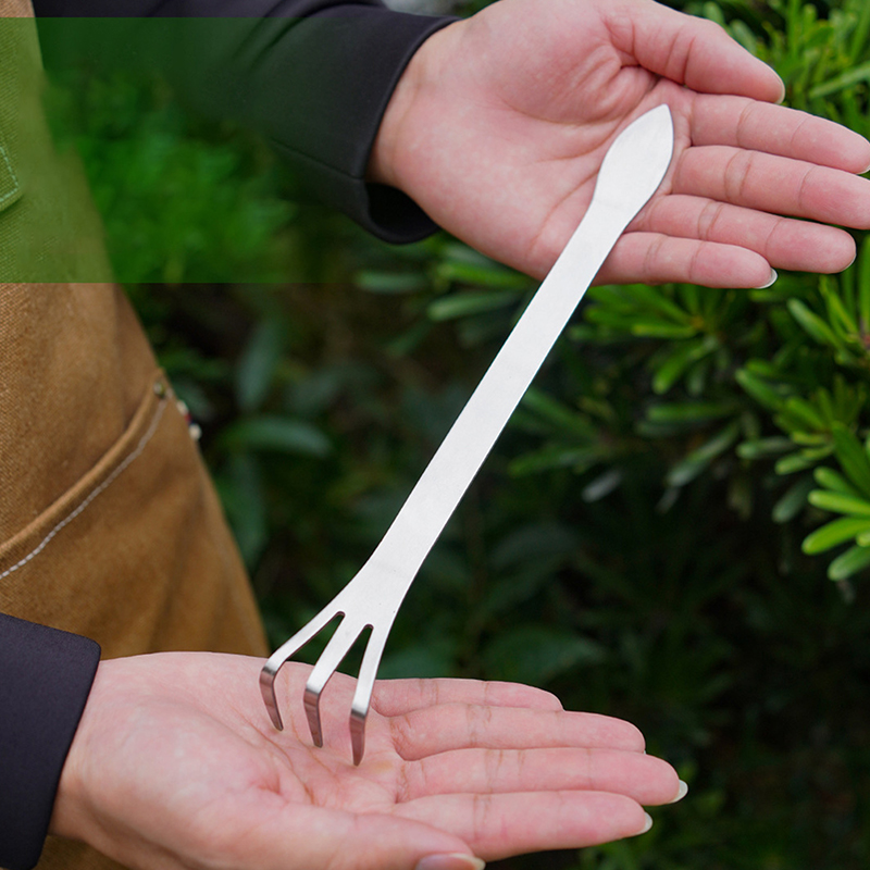 1Pc 3-Prong Loosen Soil Tool H - đánh giá và giá Bonsai Garden Rake