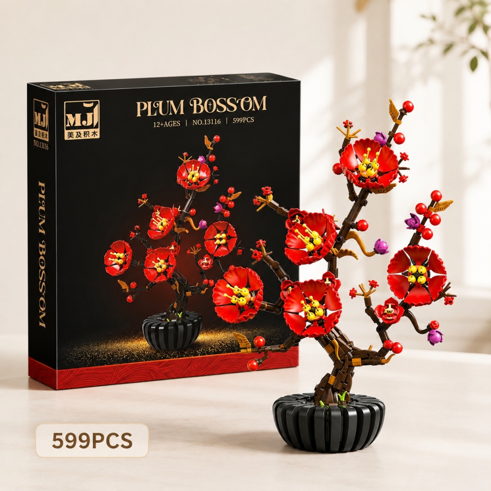 Plum Blossom Bonsai Building B - đánh giá và giá Bonsai Garden Lego