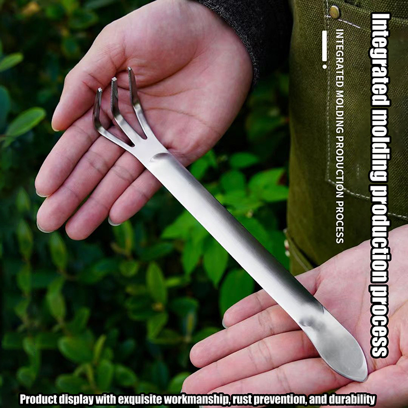 1PC Stainless Steel Root Rake  - đánh giá và giá Bonsai Garden Rake