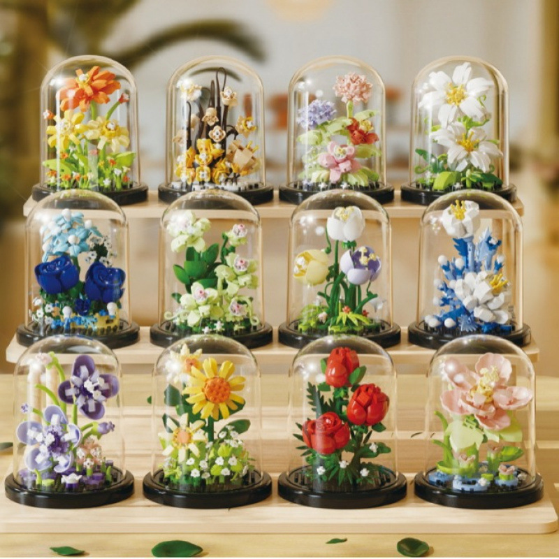 Flower Bouquet Bonsai Building - đánh giá và giá Bonsai Garden Lego