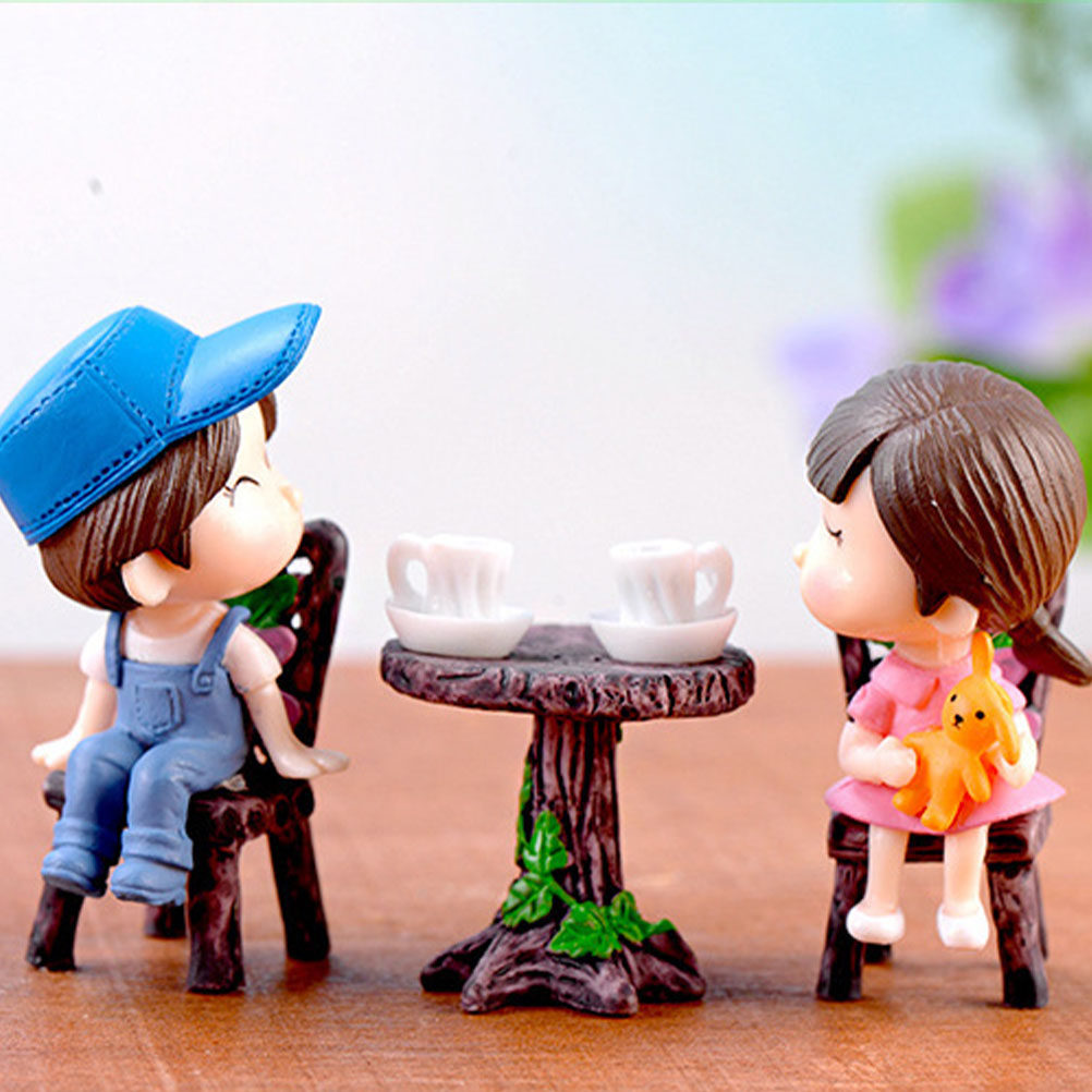 5Sets Resin Miniature Chair Ta - đánh giá và giá Bonsai Garden Home